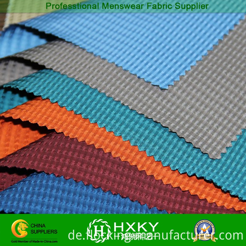 Bubble Plaids Design with Poly Semi Memory Fabric